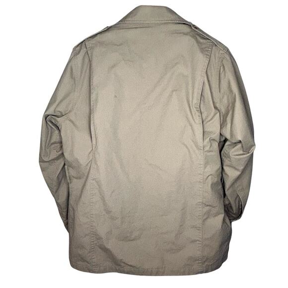Brooks Brothers VTG poplin tan Trailcloth sherpa lined safari jacket size 38R - Picture 4 of 13